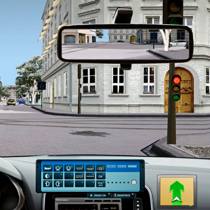 environnement visuel simulateur de conduite gamme supra