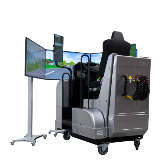 Simulateur de conduite poids lourds, camions