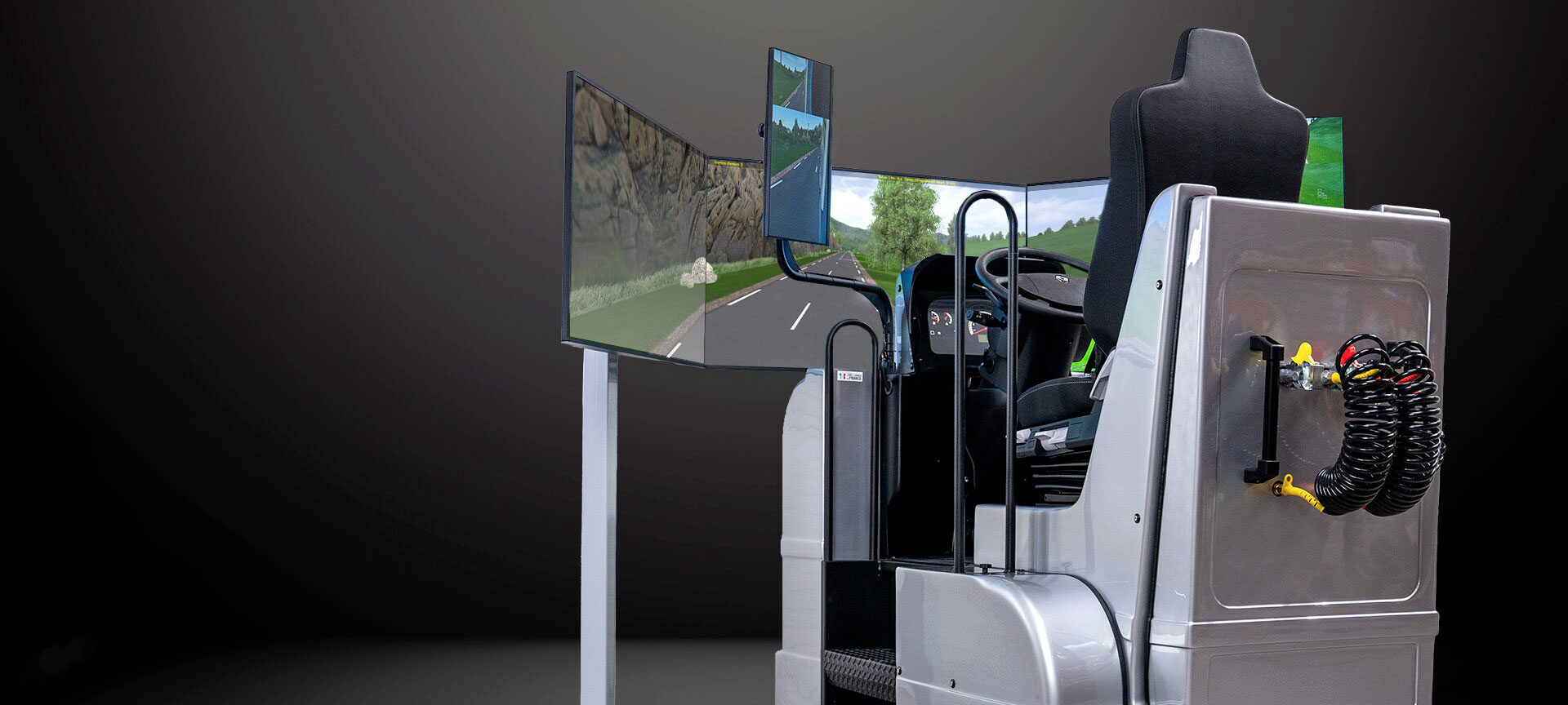 simulateur de conduite véhicule poids lourds, camion