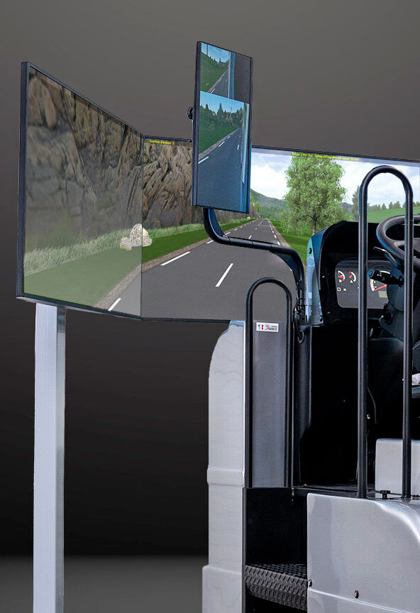 simulateur de conduite véhicule poids lourds, camion